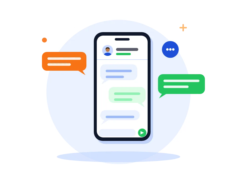 মোবাইলে মেসেজ পাঠিয়ে প্রবাসীয়ানের সাথে যোগাযোগের ছবি